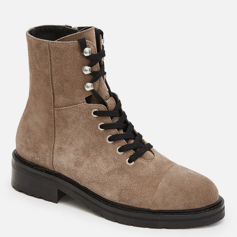 NWT ALL SAINTS Dusty Womens Combat Motorcycle Boots